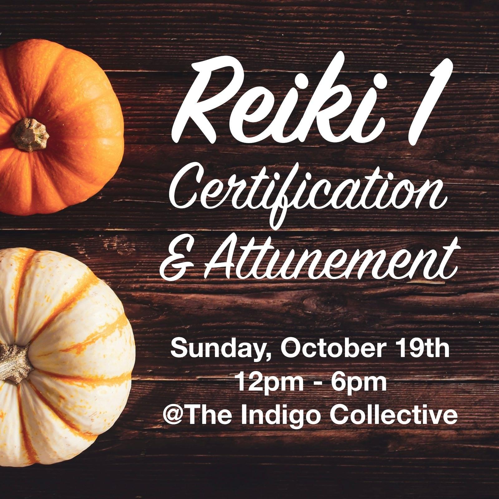 Reiki 1 Training & Certification at The Indigo Collective